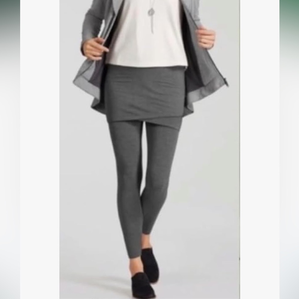 CAbi Heather Gray Skirted Leggings – Size M - Picture 2 of 9
